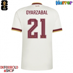 Spanien Mikel Oyarzabal #21 Udebanetrøje VM 2026 Kort ærmer